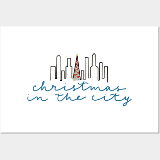 christmas in the city Posters and Art